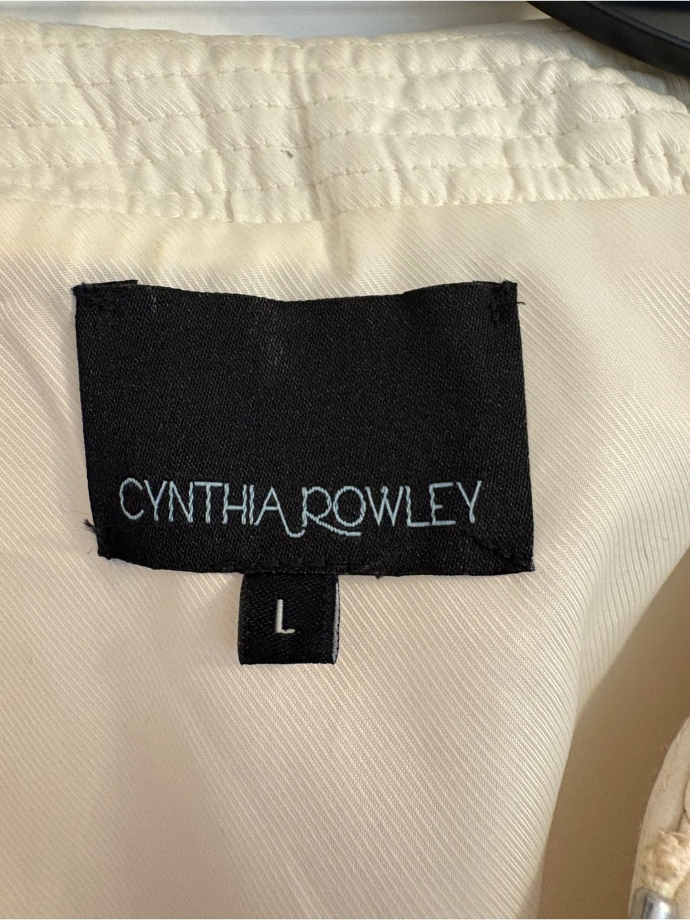 Cynthia Rowley Cream Sequin Bomber Jacket with Pastel Accents - Picture 3 of 3